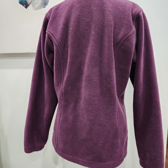 [COLUMBIA] womens size Medium, maroon long sleeve zip up jacket . - Picture 8 of 16